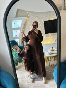 Butterfly Winter Dress- موديل الفراشة الشتوى